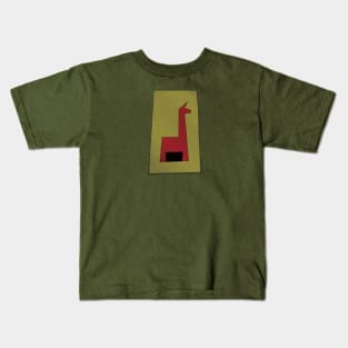 Llama crafts, made with love Kids T-Shirt